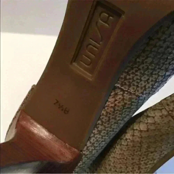 Unisa Heels 7.5 Eloquent-2 Leather Snake Print - Picture 8 of 8